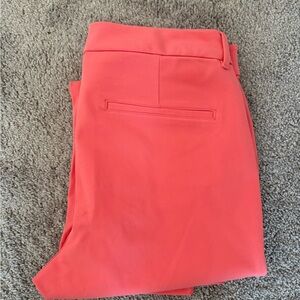 Coral High Rise Skinny Pixie Pants NWOT